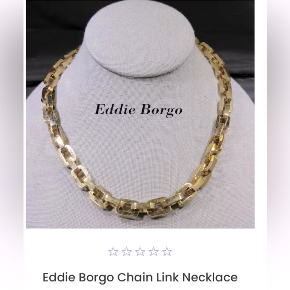 Eddie Borgo Supra Link Necklace 17”